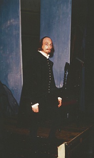 Ian R. Wallace as Shakespeare. Select this image to see a larger version. 