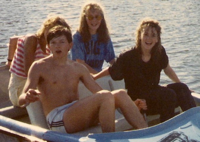 Select this image to see a larger version. Andy Brimelow, Anne-Marie Crawford, Sarah Parsons & Nicky Walsh relaxing