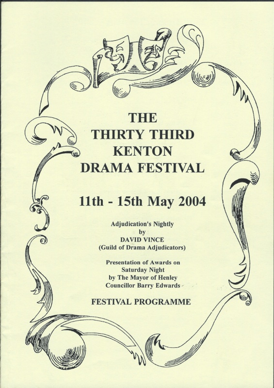 Select this image to see a larger version. Kenton (Henley) Programme cover