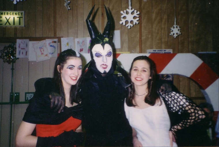 Select this image to see a larger version. Backstage at “Snow White”, 1995