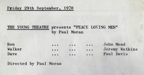extract from the programme