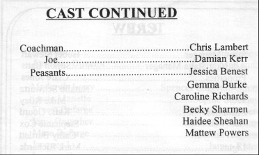 Cast (Programme Scan)