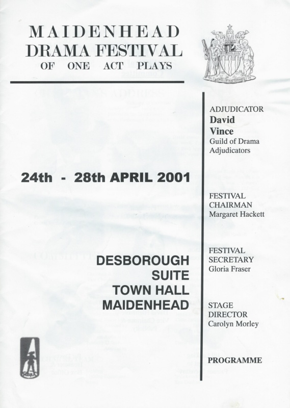 Select this image to see a larger version. Cover of Maidenhead Drama Festival programme