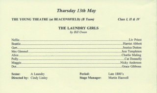 The Laundry Girls cast from Henley Programme Select this image to see a larger version. 