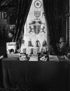 A foyer display at the Harrow Borough Show after the production of The Thwarting of Baron Bolligrew in December 1974 [photo supplied by Sarah Bamford]
